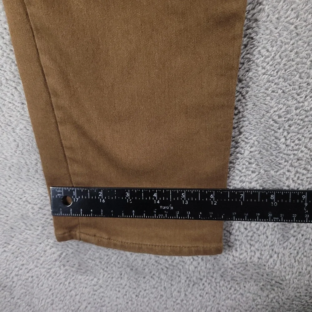 Banana Republic Jeans Mens 34x32 Brown Traveler Slim Fit Stretch Tapered Denim